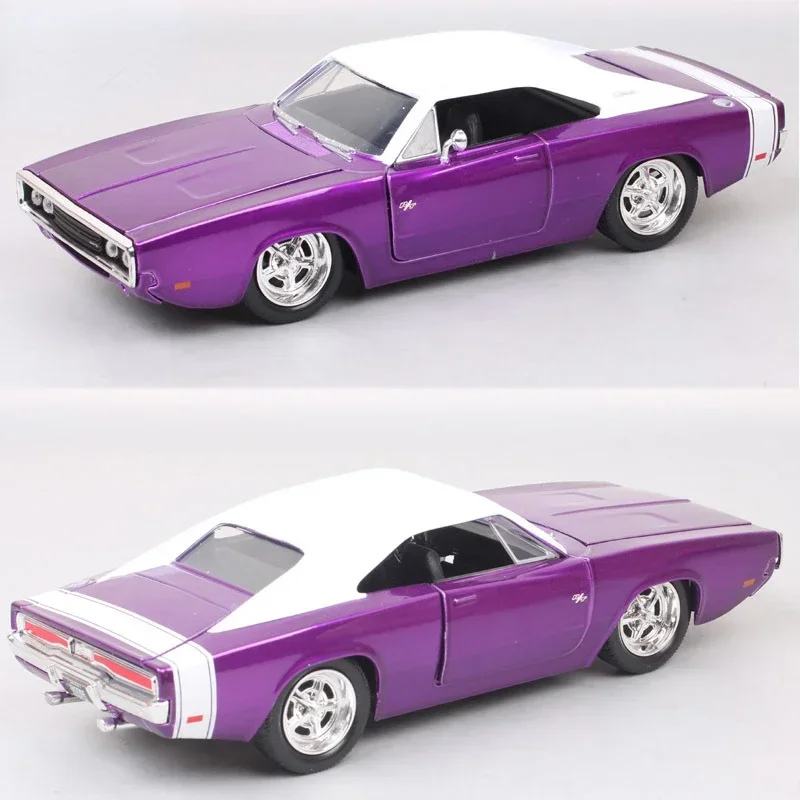 

1:24 Fast and Furious 1970 Dodge Charger R/T, высокая имитация литья под давлением автомобиля, модель автомобиля из металлического сплава, игрушки для детей, подарочная коллекция