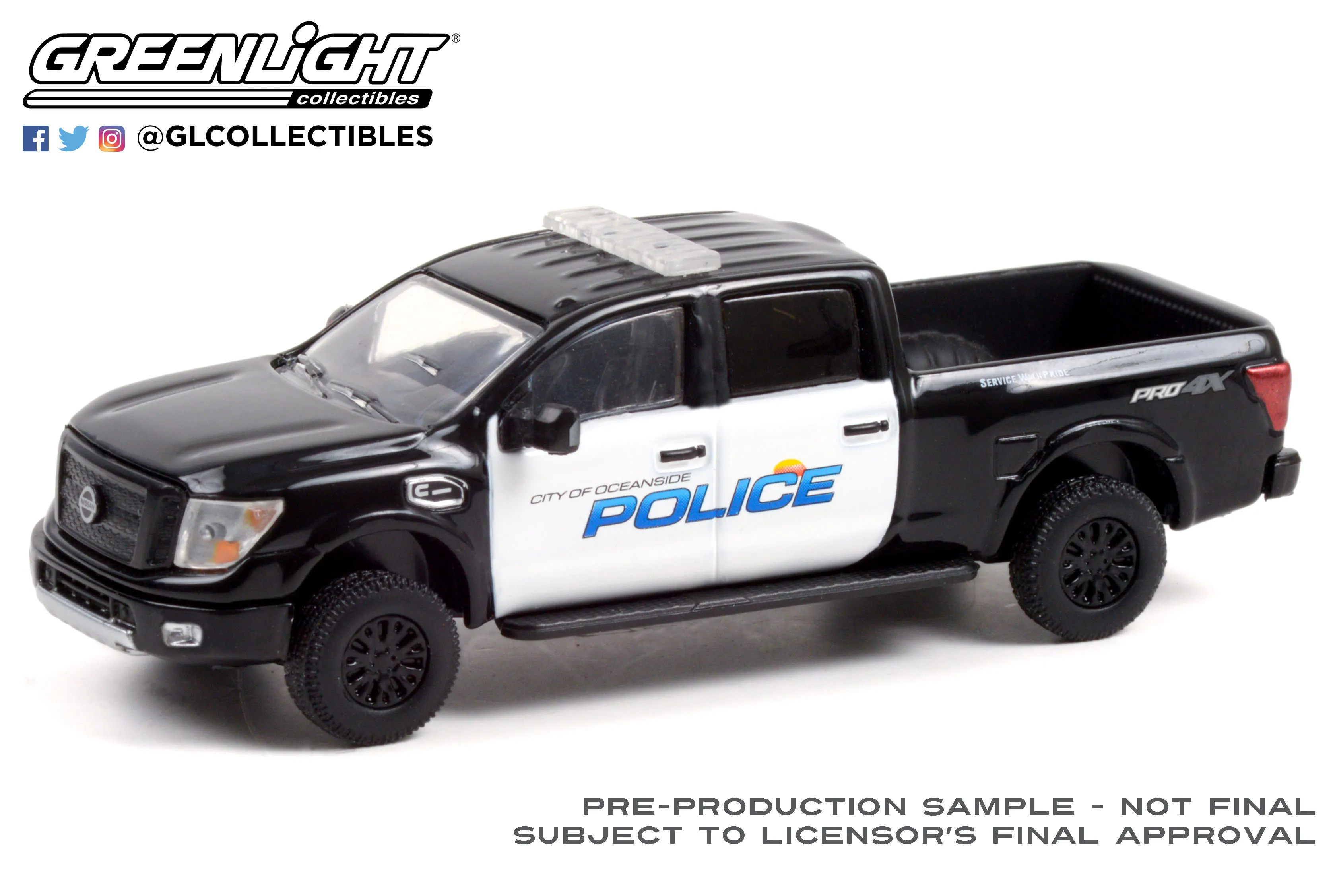 

GreenLight Nissan Titan XD Калифорния Модель игрушечного автомобиля
