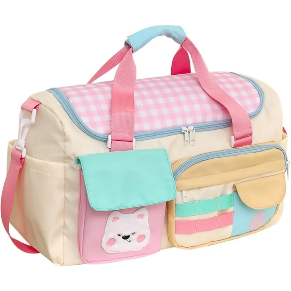 

Lightweight Short-distance Travel Bag Large-capacity Portable Luggage Bag Multiple pockets Dopamine Trip Travel Fitness Bags