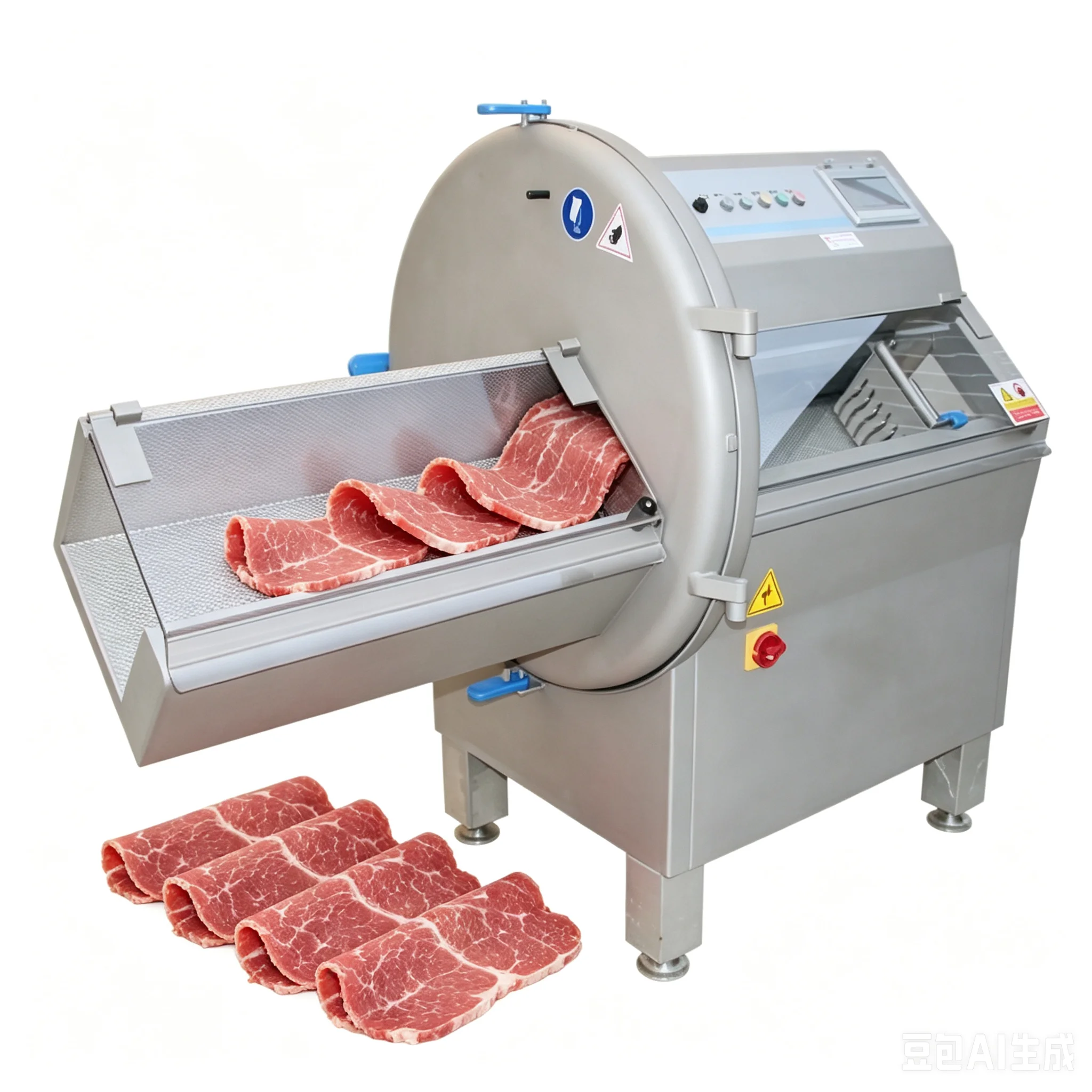 Automatic Frozen Pork Cutters Beef Chopping Machine Steak Cutting Cod Slicing Machine Frozen Meat Slicing Machine