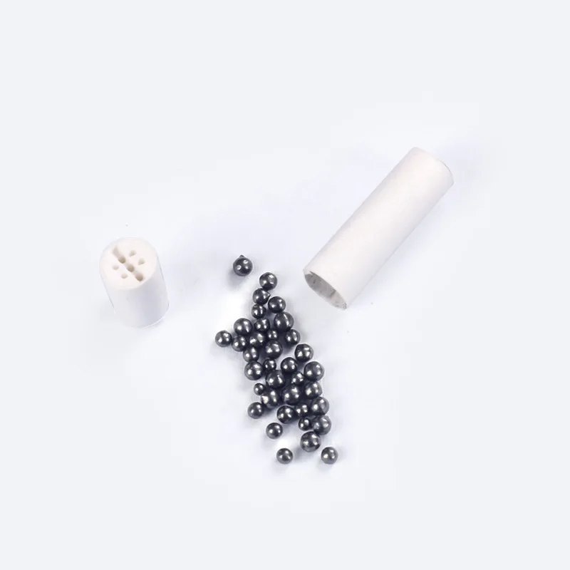 50Pcs Tobacco Smoking Pipe Filters 6mm Activated Carbon Tube Paper Filter Double Ceramics Sided Smoking Active Charcoal Tools