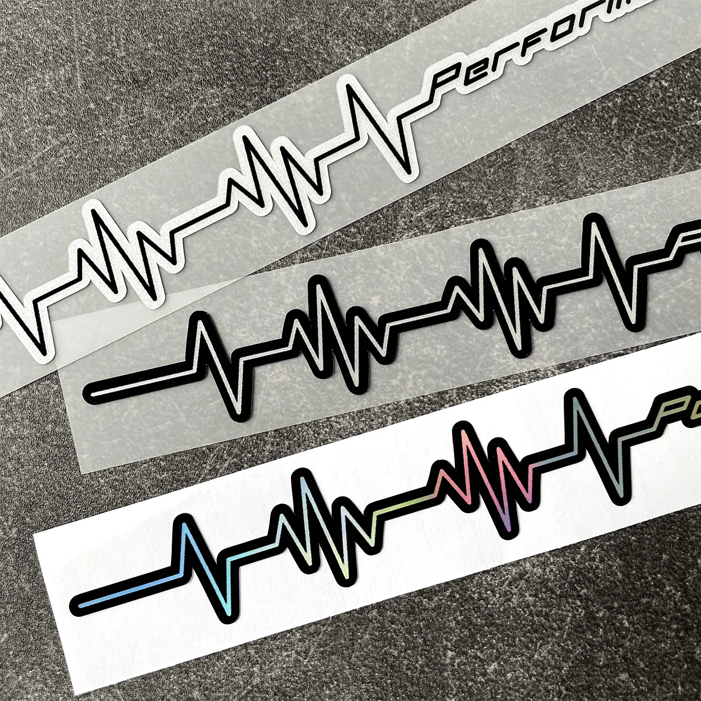 

Виниловая наклейка с изображением сердцебиения, 1 шт., водонепроницаемая, для мотоциклетного шлема, автомобиля, ноутбука, окна, бампера