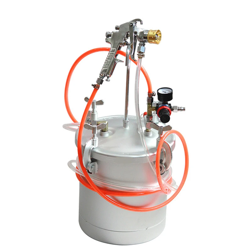 2L Pneumatic Water-in-water Pressure Bucket Colorful Paint Spray Gun  Latex  Paint Imitation  Marble  Spray  Paint  Spray Gun LK