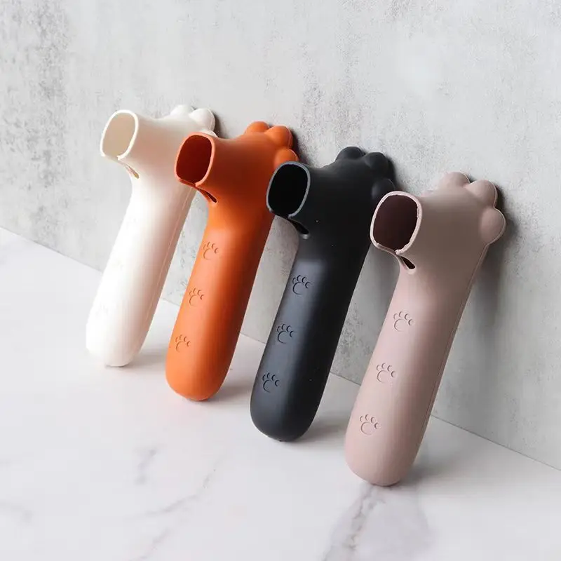 

3PCS Door Handle Protective Cover Anti-theft Door Pad Room Anti-collision Silicone Door Handle Cover Hardware Accessories