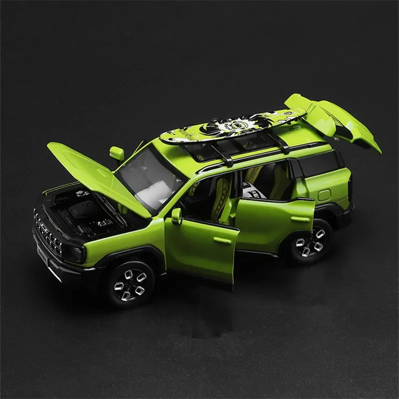 1:32 Haval X-DOG SUV Alloy Car Model Diecast & Toy Metal Off-road Vehicles Simulation Sound and Light Car Toys Collectibles Gift