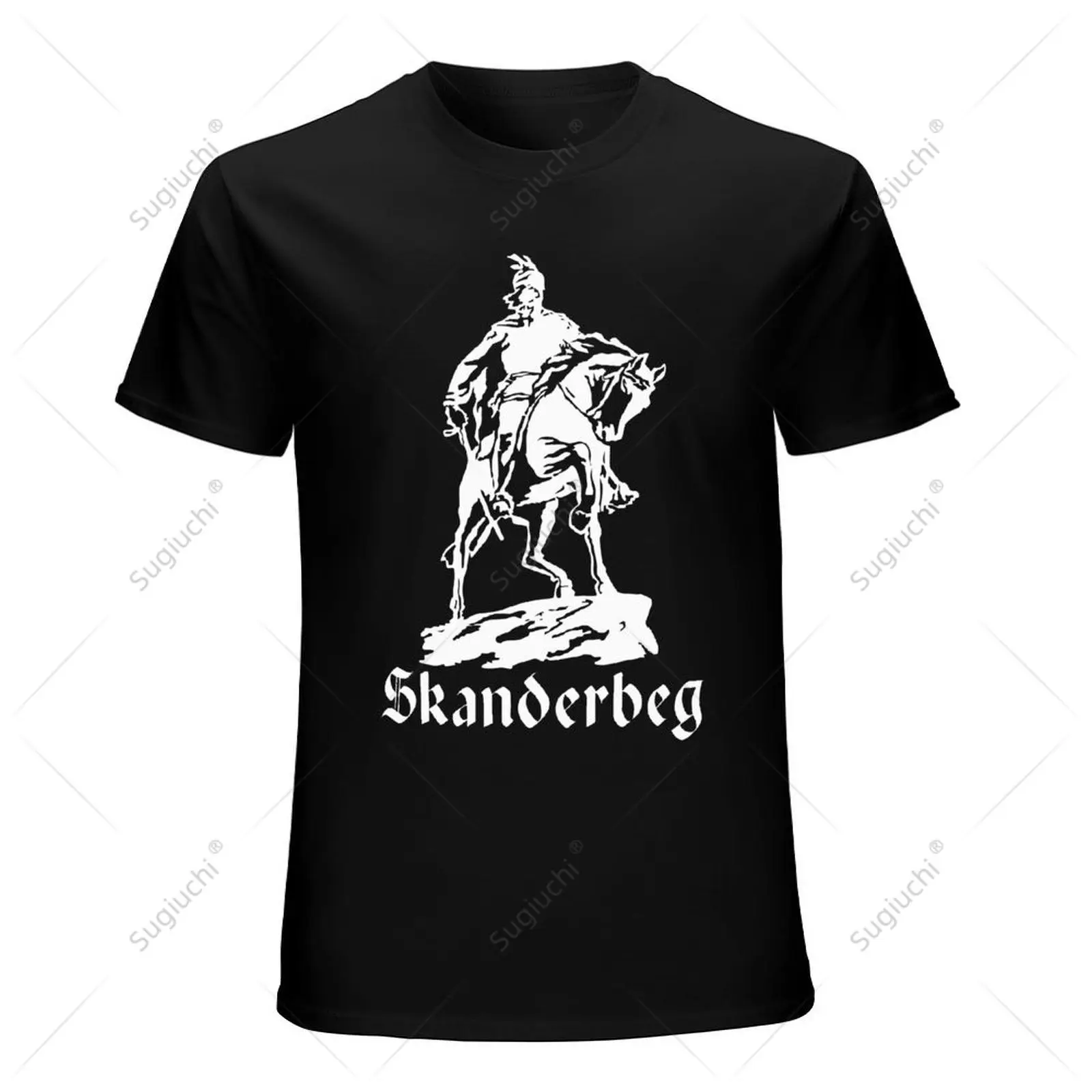 Unisex Men Skanderbeg Republic of Albania Shqipëria Tirana Albanian Tshirt Tees T Shirts Women Boys 100% Cotton T-Shirt