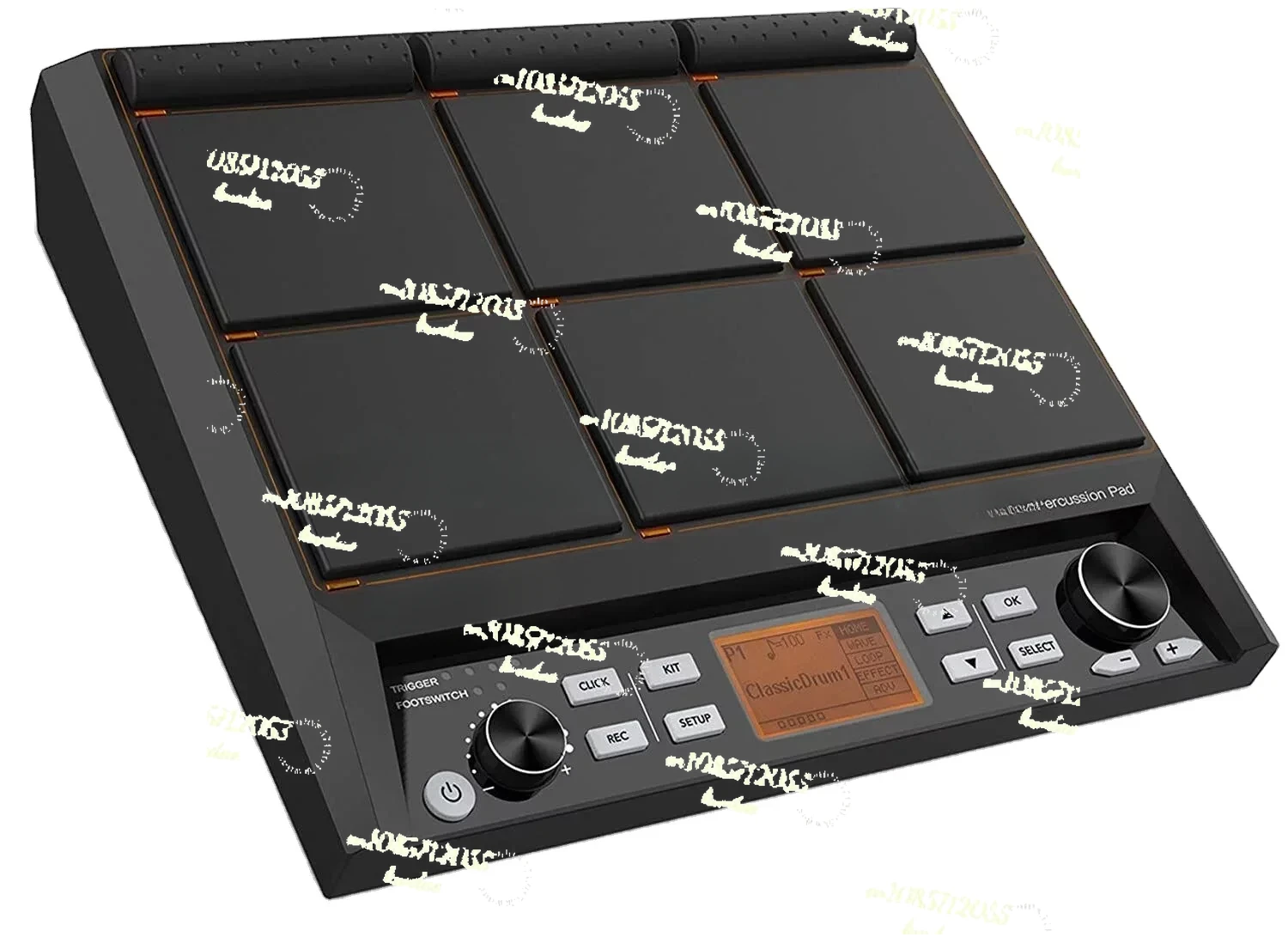 

For Pd705 Period Pad 9-Sample Pad All-in-One Multipad Tabletop Electric Drum Set