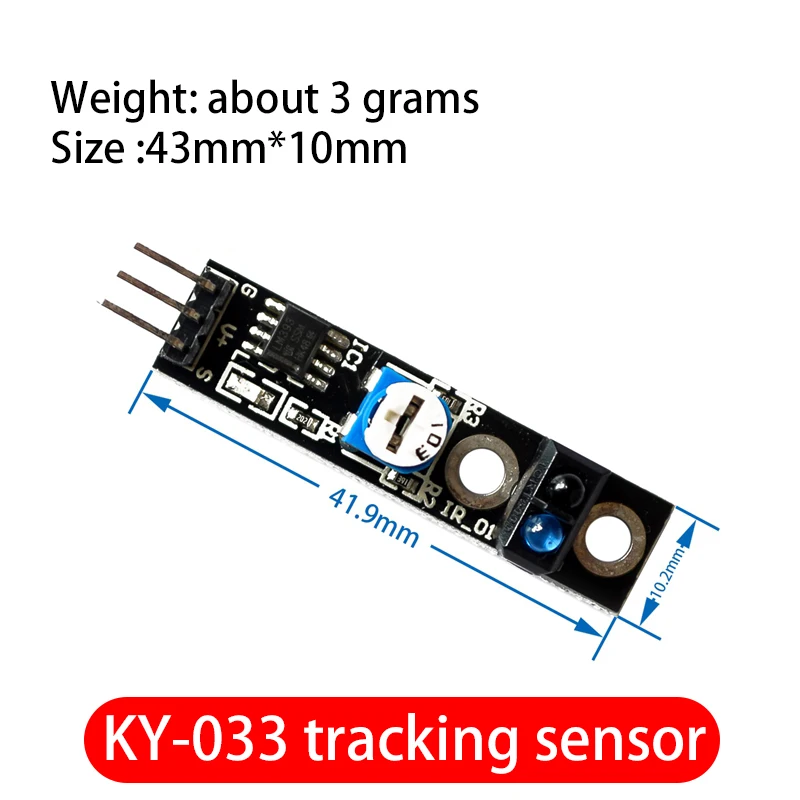 1pcs TCRT5000 Line Track Sensor Module Reflection Infrared Follower Sensor Switch Obstacle Avoidance Module KY-033