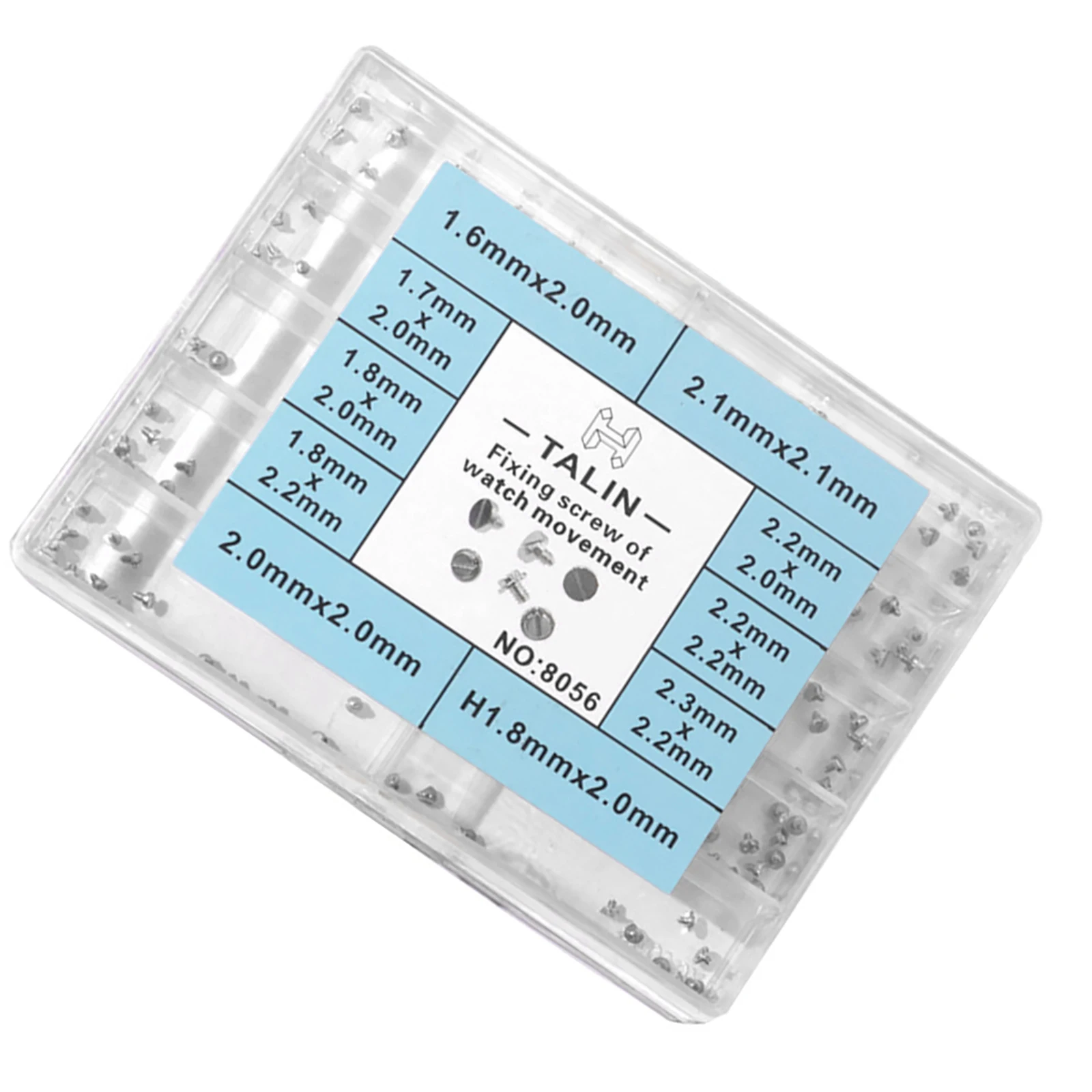 For NH35 10-Size Fixing Screw Watch Movement Assortment for NH35 ETA 2836 2824-2 8200 Movement Mix Size Screw Repair Parts