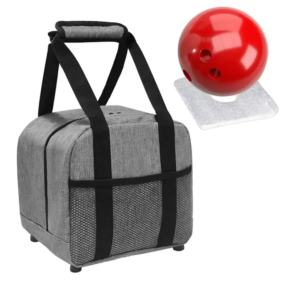 

With Padded Bowling Ball Bag Shockfroof Storage Bag Single Bowling Bag Lightweight Handbag Bowling Container Case