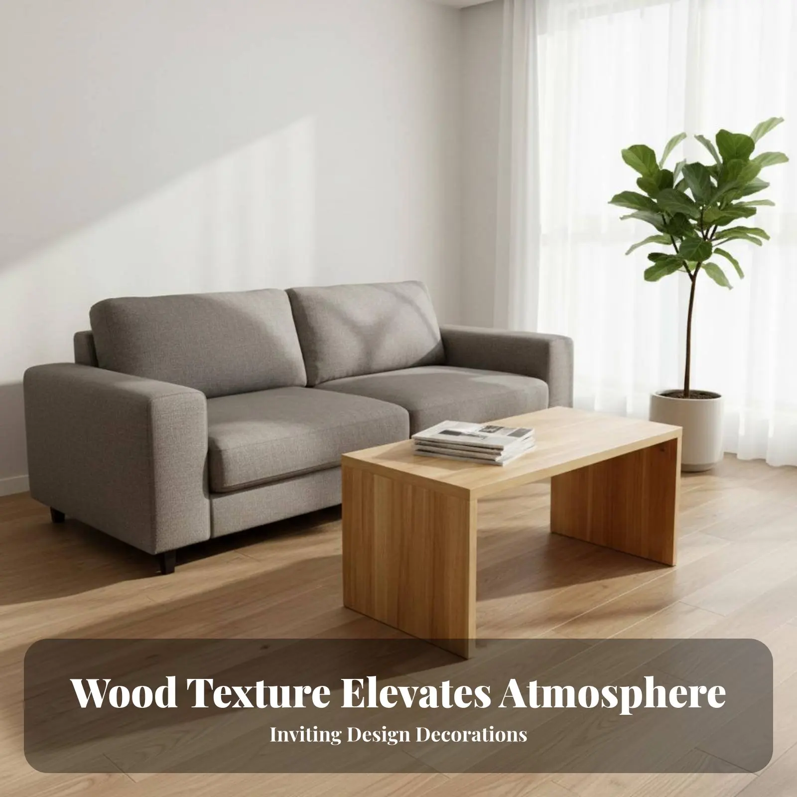 

Rectangular Floor Desk Modern Minimalist design Coffee Table Retro Look Multi-Functional for Homeowners, Living Room, Dorm Rooms