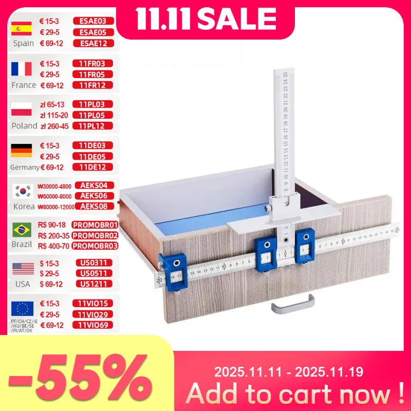 Drill Guide Sleeve for Furniture