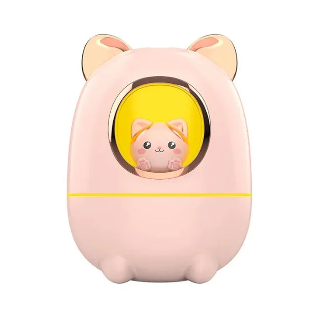 200ml Cartoon Kitty Ultrasonic Air Humidifier USB Aroma Essential Oil Diffuser with LED Light For Home Room Humidifier Diffuser