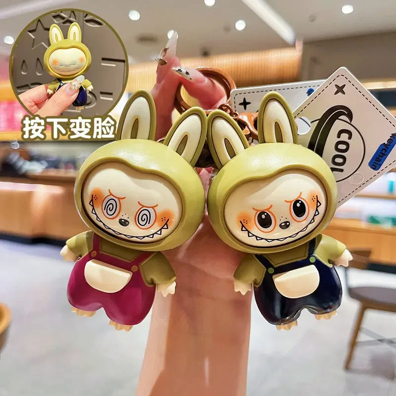 Neue Original Cartoon Animation Labubu Anhänger Schmuck Ins Kawaii Paar Rucksack Puppe Schlüsselbund Urlaub Geschenke