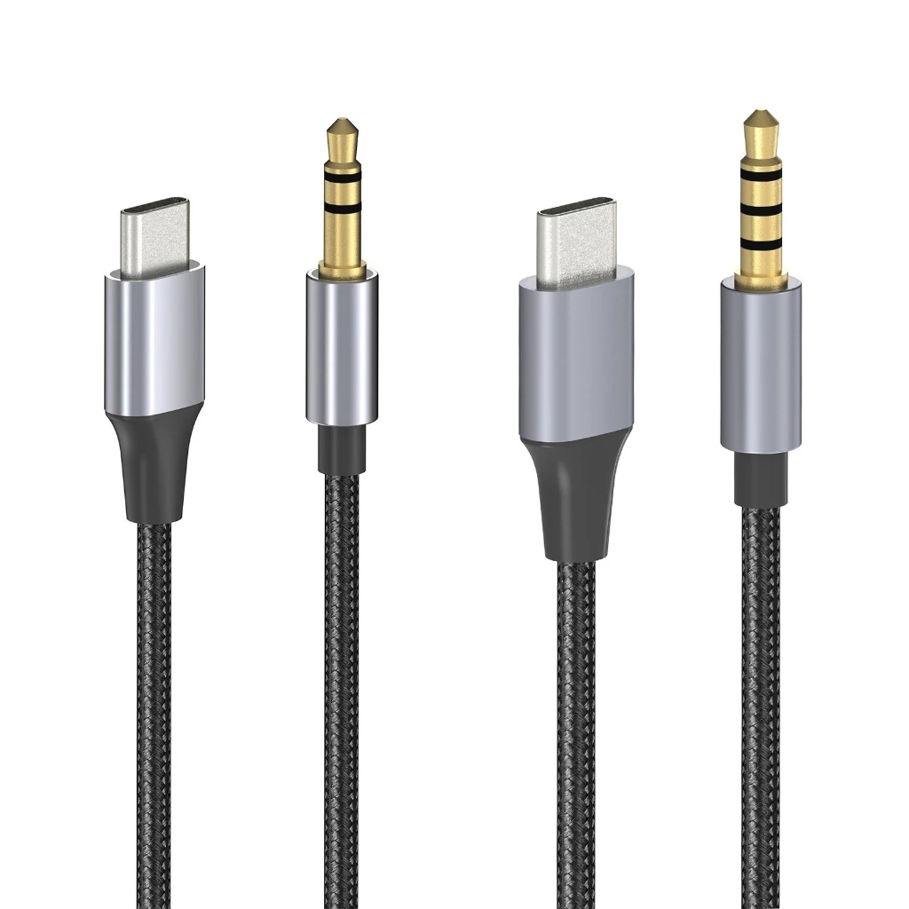 

1pc 50/100/200cm Lightweight USB C Type C to 3.5mm Port AUX Cable Headphone Cord Excellent Sound Quality AUX Cord Wire