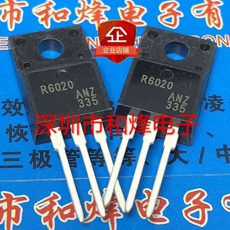 free shipping  R6020ANZ  TO-220F 600V 20A       10PCS