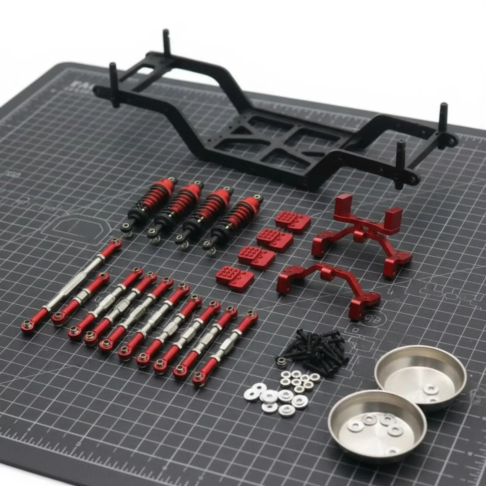 WPL C24 Performance Parts Improved Enhanced capability/16 Scale Vehicle Shock System Link Set 1/16 Scale RC Car Parts Easy To