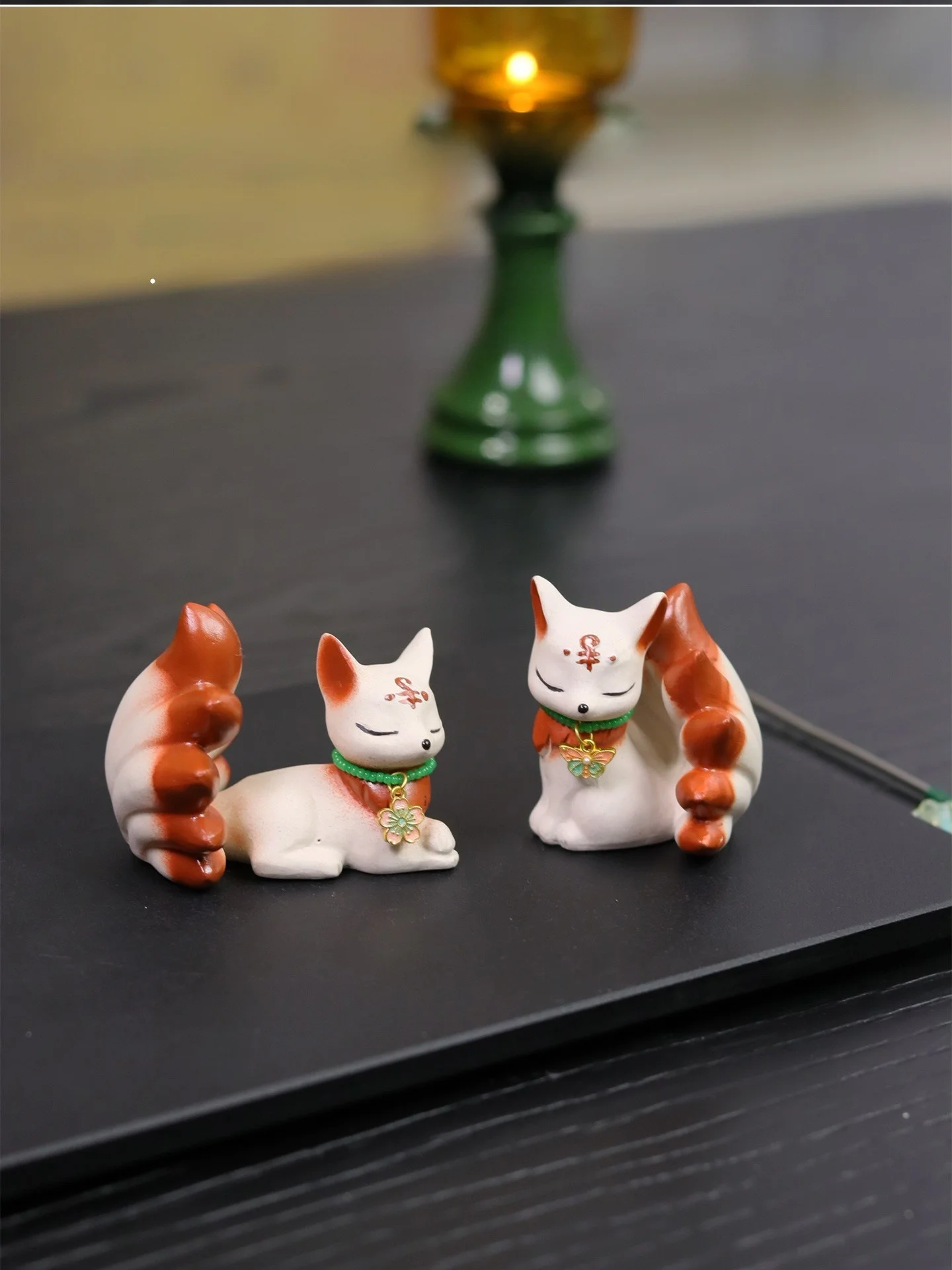 

Handmade Purple Clay Tea Pet Cute Craftsmanship Tea Ceremony Decoration Tea Table Ornament Cartoon Style Collectible