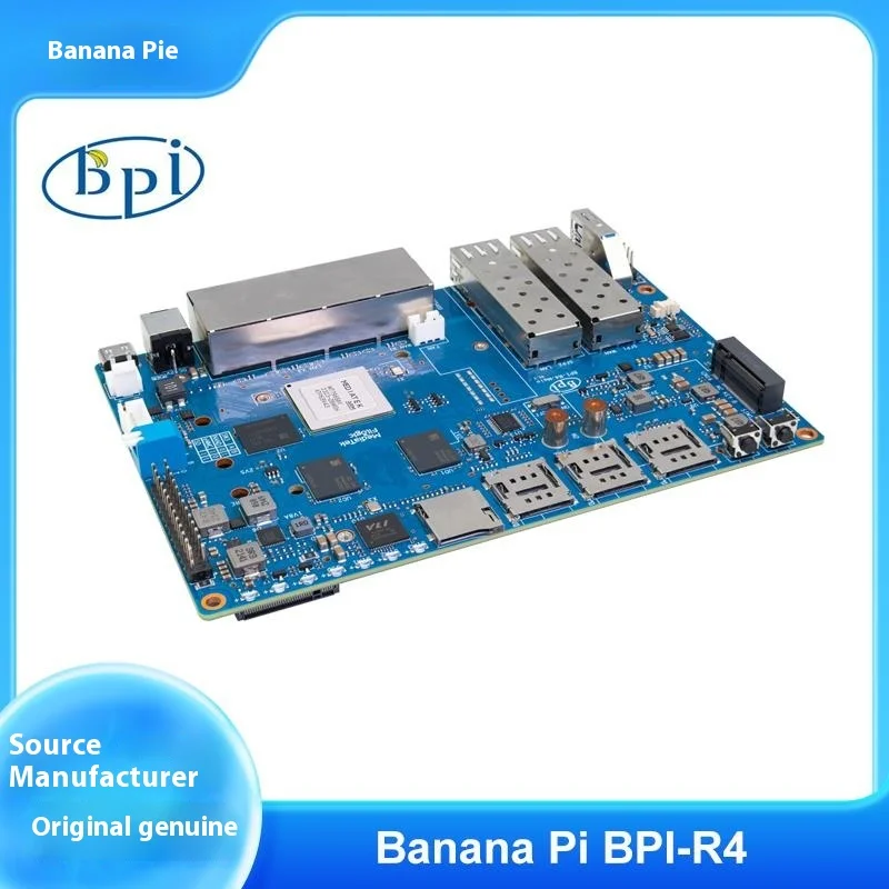 Placa de desenvolvimento de alto desempenho Banana Pi BPI-R4, suporte para 2 SFPs