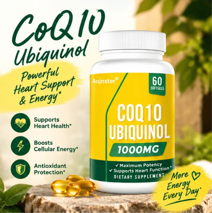 Coq10 Ubiquinol Softgel - CoQ10 Ubiquinol 1000MG Softgels, Coenzyme Q10