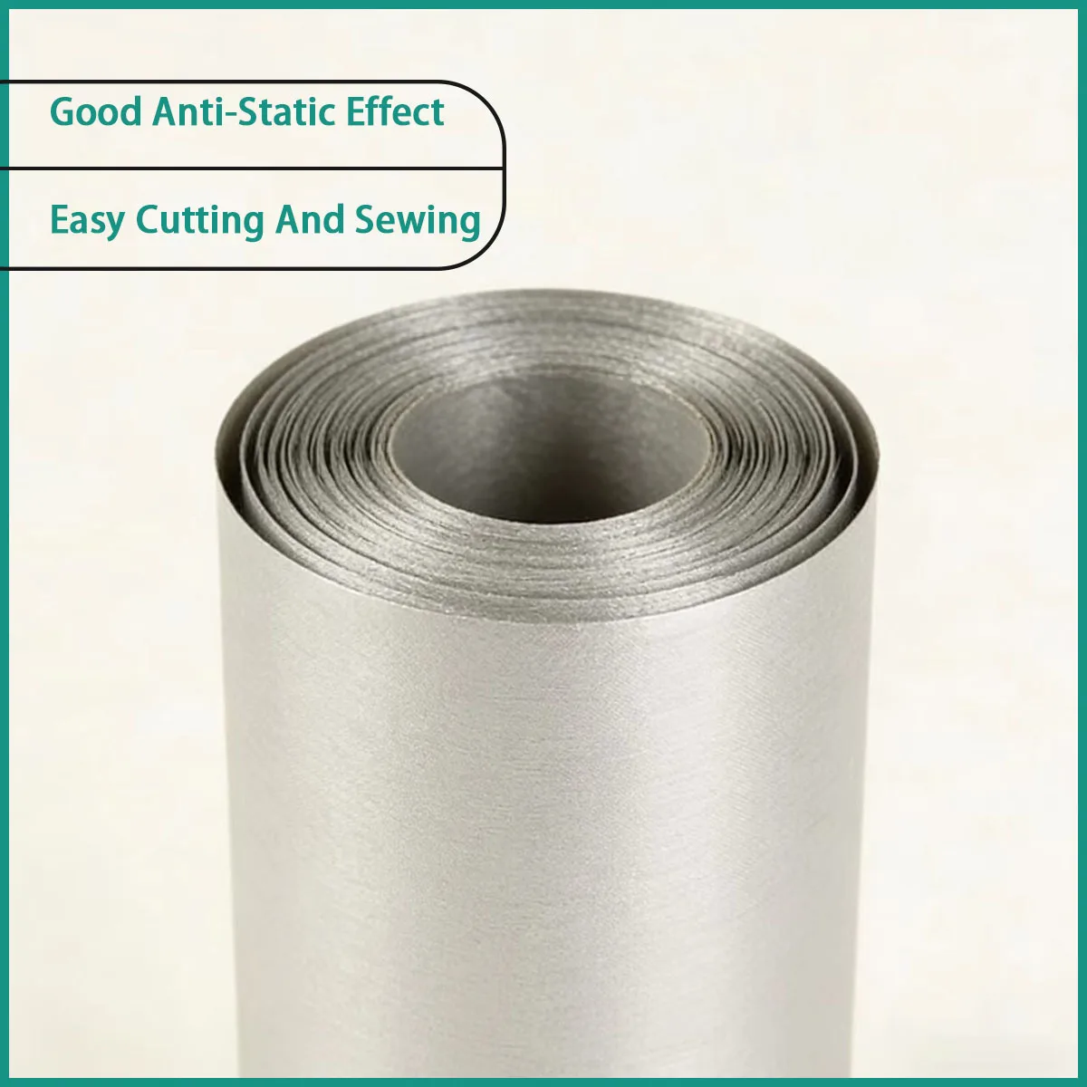 

Silver Gray Faraday Fabric 0.5×1.1m to 1.1×3m Anti Static Signal Shielding Cloth for Electronic Protection Isolation Application