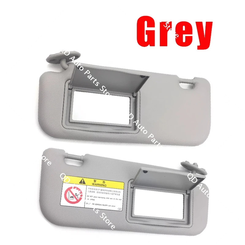 For Toyota Corolla 2014 2015 2016 2017 2018 Left Driver and Right Passenger Side Sun Visors Two Color 74310-12F40 74320-12E80