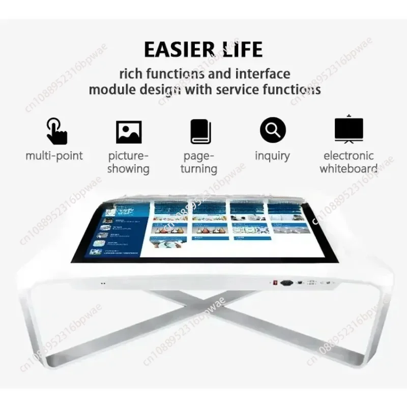 21.5 32 43 49 55 inch interactive multi digital screen coffee table Kids Game Info Show