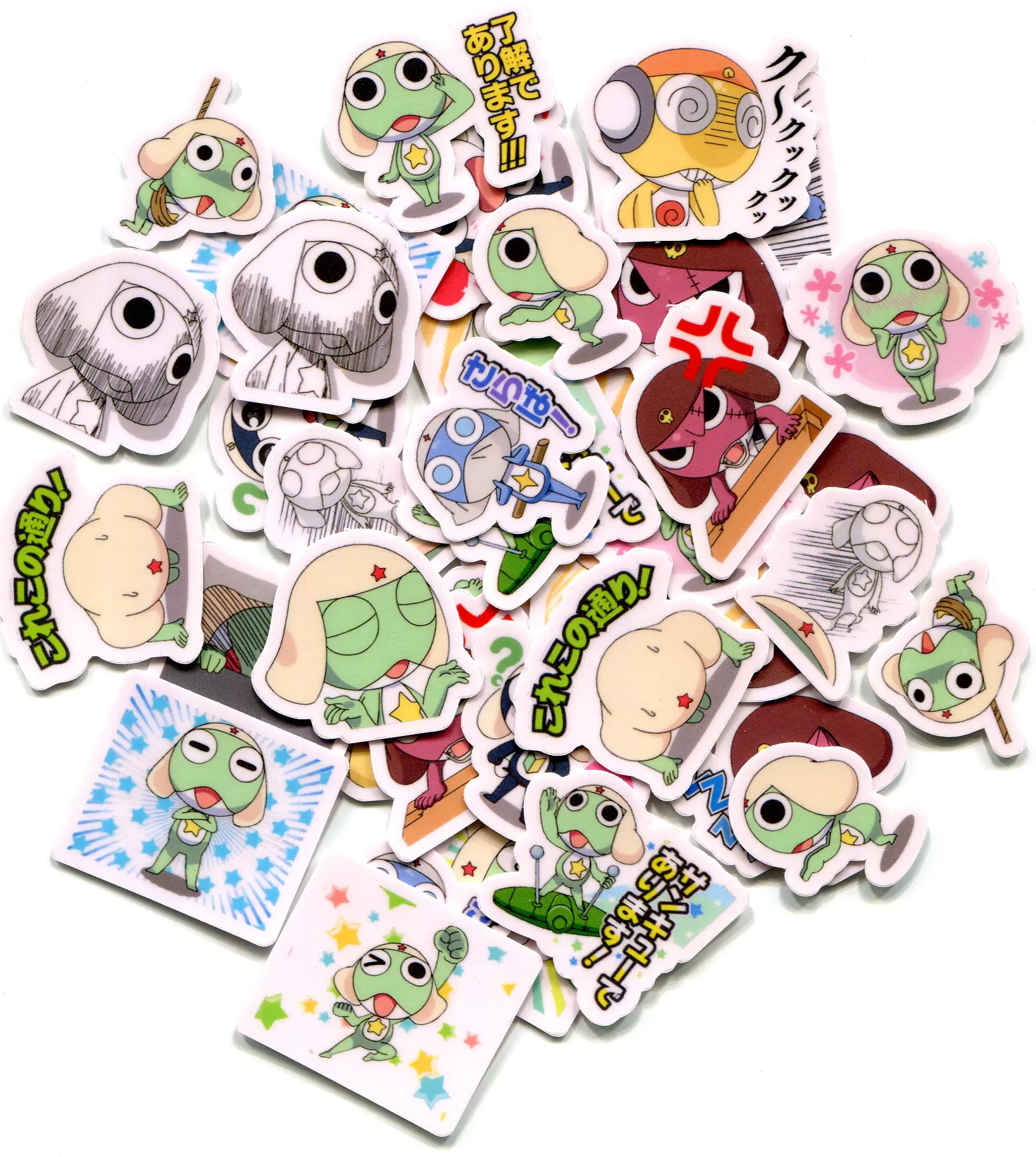 40pcs Keroro Diy Cute 3cm Sticker Z 1470