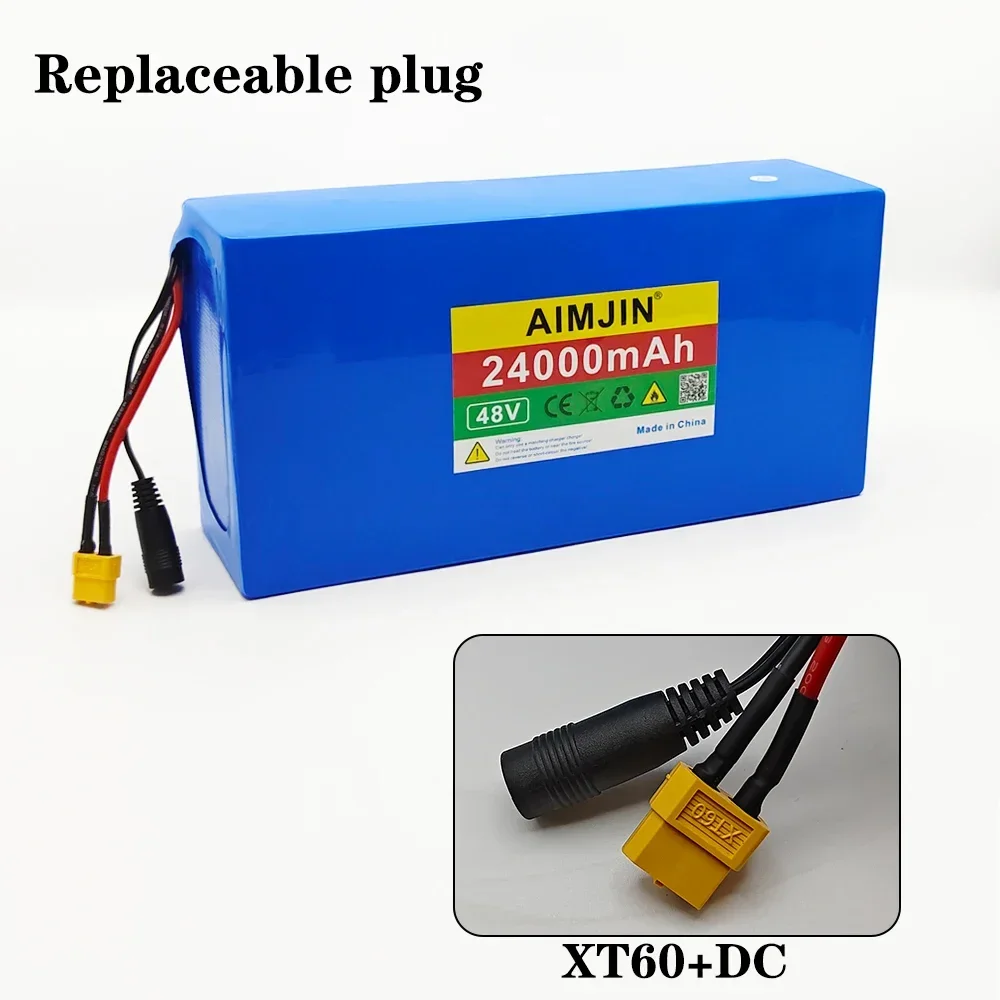 48V 24ah  lithium-ion 13s6p battery pack 48V 24000mAh for Various transport vehicles, built-in BMS