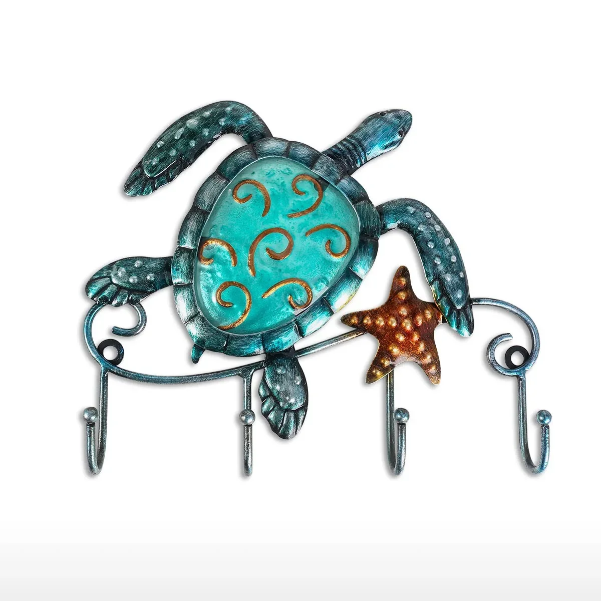 

Creative Home Decoration Turtle Wall Hook Iron Animal Wall Hook Rustic Decorative Wall Hook Living Room Bathroom Ornament