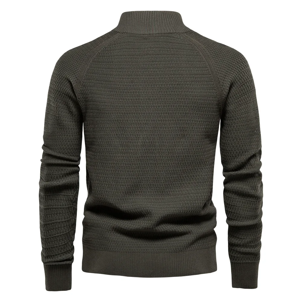 Herbst und Winter neue Mode Einreiher Herren pullover hochwertige Business-Pullover Strickwaren