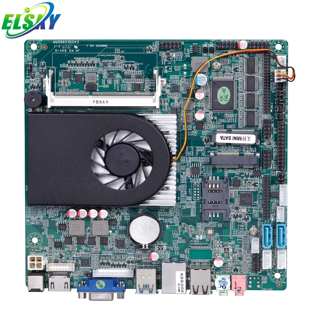 

Hot Sale Embedded 4th Gen Dual EDP Display I3 4005U I3 4030U I3 4010U Mini ITX Motherboard Support 4K 1HDMI VGA EDP Display