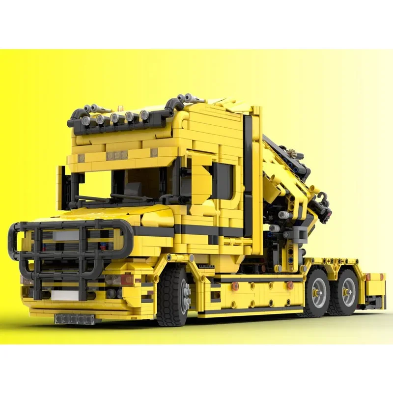 Building Block MOC-126132 Tractor Trailer Truck Construction Assembly Model 3005PCS Children's Birthday Gift Christmas Toy