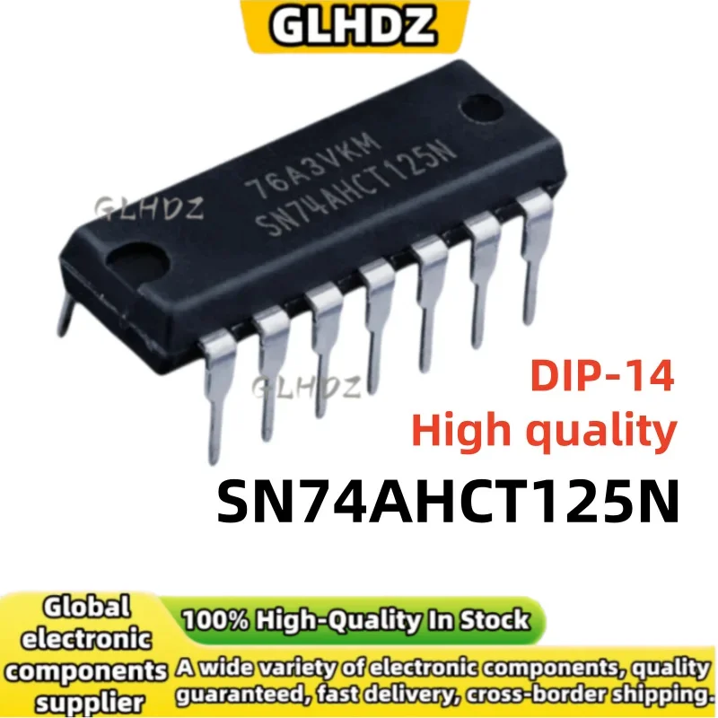 High quality and NEW 10-100PCS SN74AHCT125N DIP-14 Logic chip IC In the warehouse