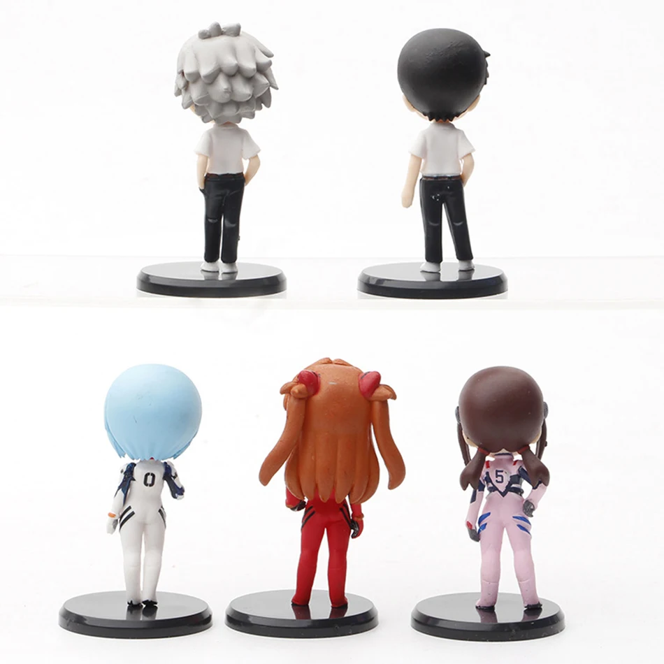 7cm Anime Evangelion Anime Action figur Modell Puppe Ayanami Rei Asuka Langley Soryu Mari Makin ami Spielzeug Kinder Geburtstags geschenk