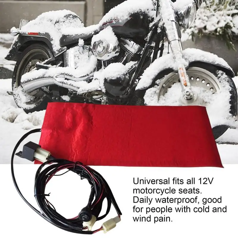 Heated Seat Kit Motorcycle Seat Heater Waterproof Carbon Fiber Seat Heater Heated Seat Kit For Motorcycle ATV UTV