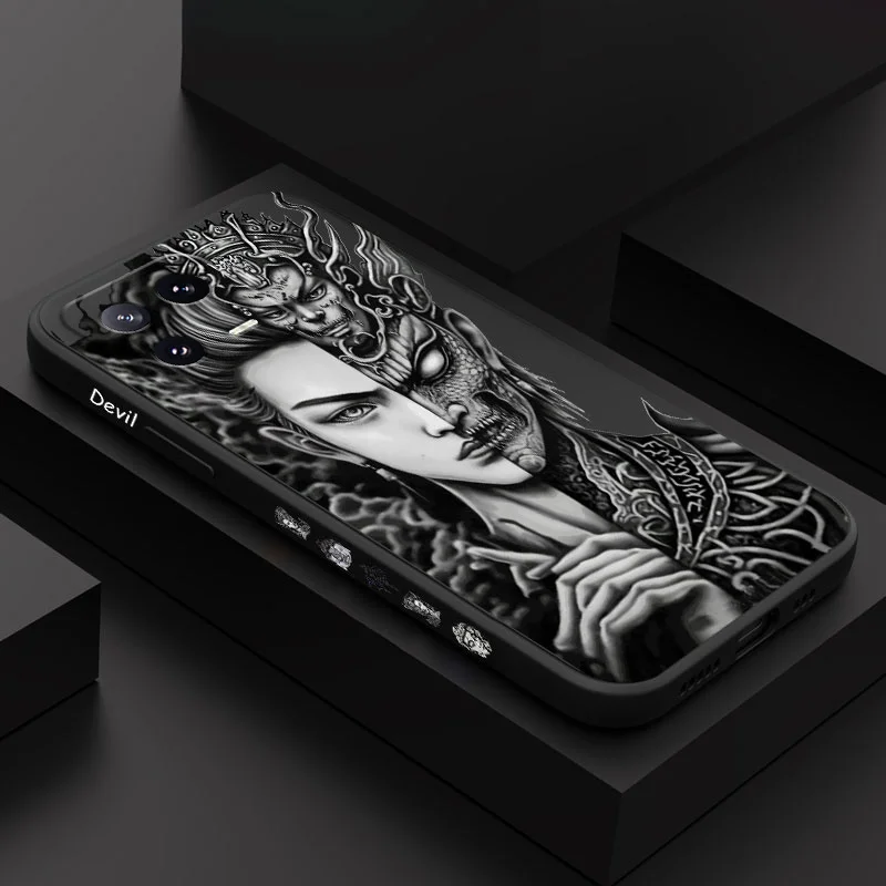 Dark Buddha Phone Case For Xiaomi Mi 14 13 13T 12 12X 12T 12S 11 11T Ultra 10 10T 9 9T 9SE 8 Pro Lite Liquid Silicone Cover