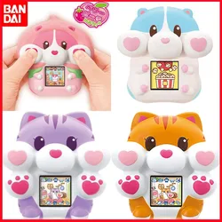 Bandai Tamagotchi oryginalna konsola do gier Sega maszyna do chomika pluszowa miękka szczypta twarz zabawki Anime Kawaii prezent urodzinowy