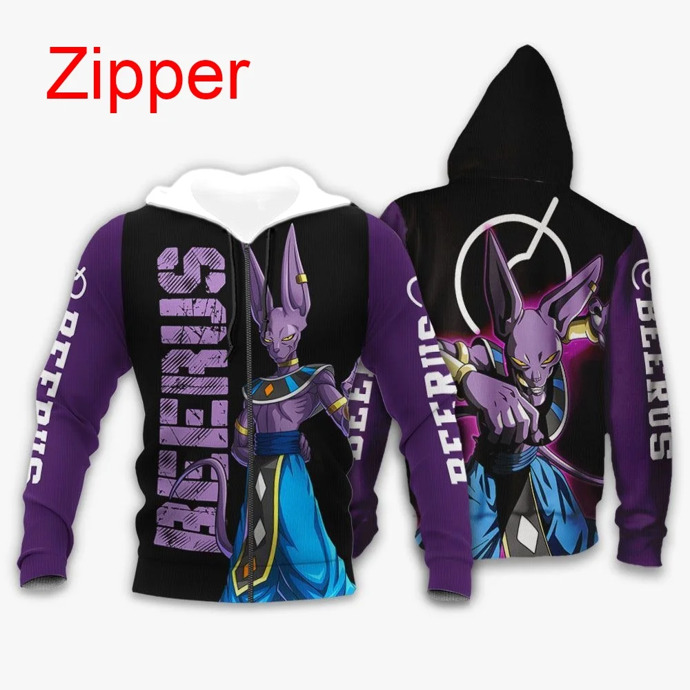 

Dragon Ball Goku Blue Men Zipper Hoodie Cartoon Japan Style Anime Women Sweatshirt 2026 New Fashion Children Jackets Coat