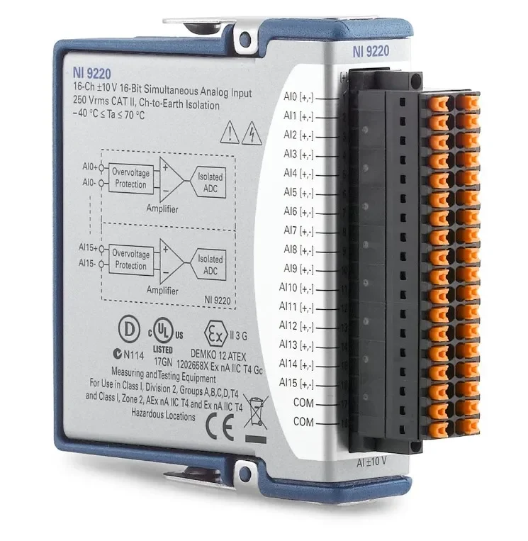 US NI 9220 C-series Voltage Input Module 785188-01 Synchronous Sampling Brand New