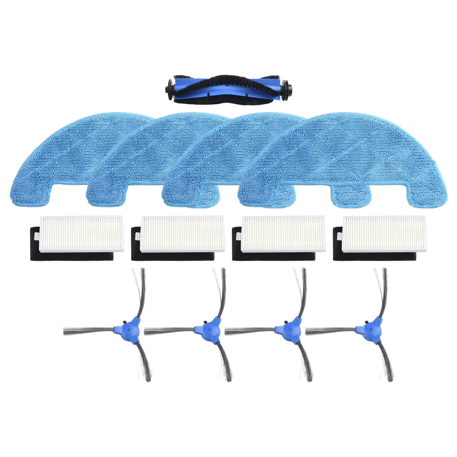 

Side Brush Rolling Brush Mop Pads Kit For Polaris Pvcr 1226 3200 1026 1229 1090 1050 Vacuum Cleaner Replacement Parts