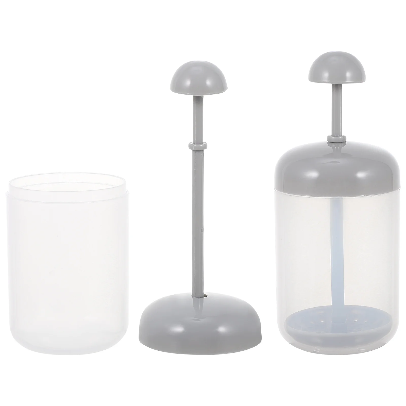 2Pcs Portable Cleansing Foam Maker Durable PP Material Deep Pore Cleaning Skincare Tool Foaming Cup Foam Maker