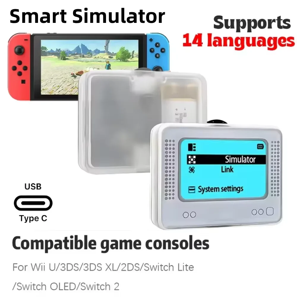 For Amiibo Pixl Emulator Smart Simulator Rechargeable NFC Pixl Infinite Card Game Emulator for Switch NS Game Console Accesories