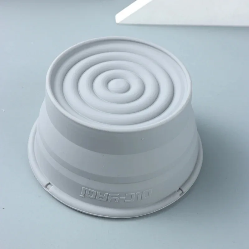 Yaqi Gray Color Collapsible Silicone Shaving Bowl For Travel