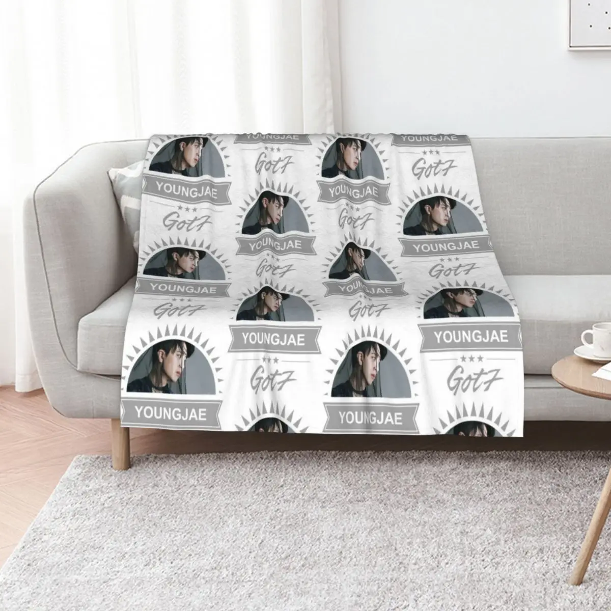 

GOT7 - Youngjae Throw Blanket blankets ands Cute Hairy christmas gifts Blankets