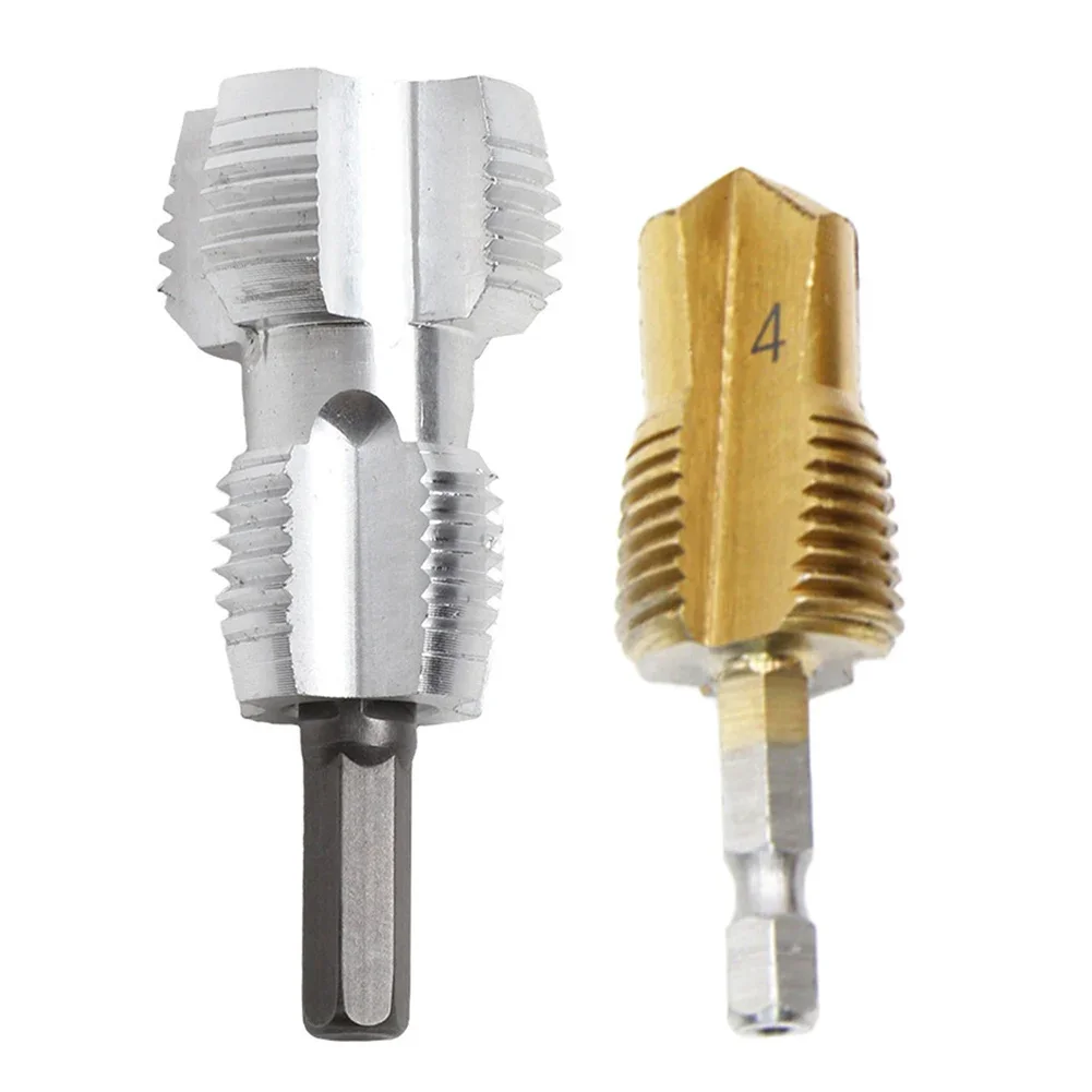 

1set Water Pipe Internal Thread Opener With PPR Lift Step Bit Reamer Hole Expansion Tapping For 1/2'' 3/4'' Water Pipe