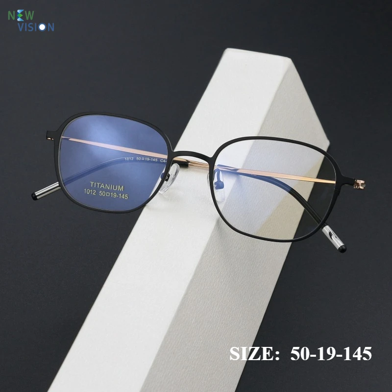 

Ultra Light Pure Titanium Glasses Frame Women Optical Myopia Oval High-end Fashion Men Anti Blue Light Computer Office Eyeglass