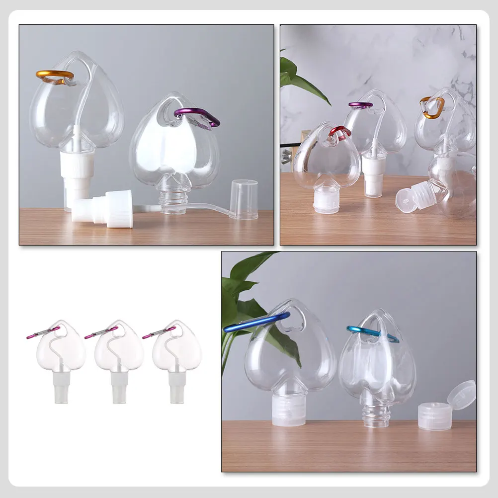 

3pcs 50ml Travel Leakproof Travel Sub Bottles Makeup Small Bottle Press Bottles Perfume Sample Refillable