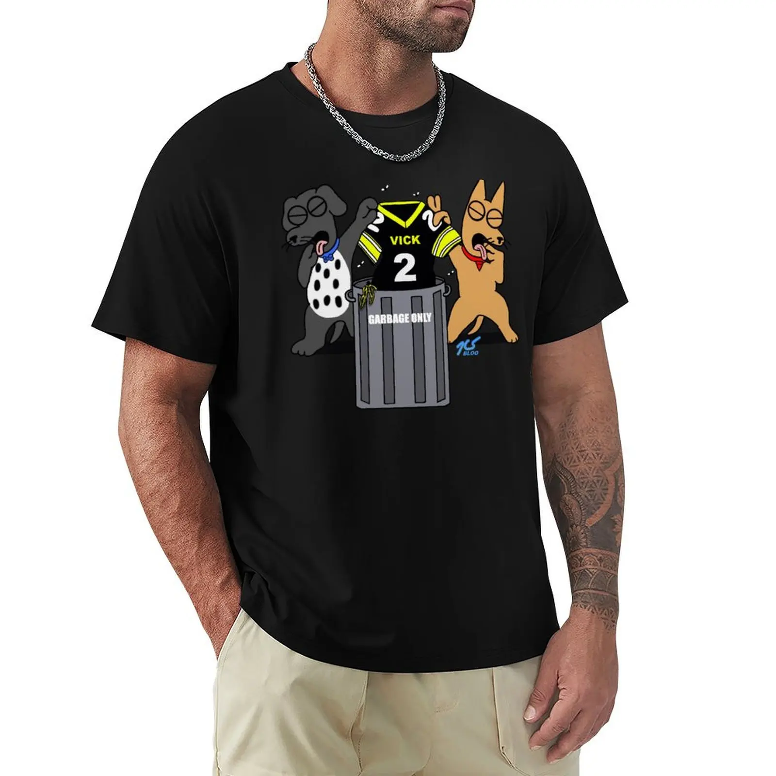 Bloo & Roo Trash Michael Vick T-Shirt t shirt for man T-Shirt