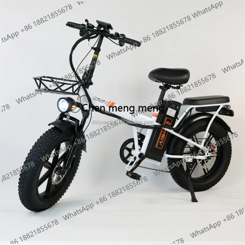 hot selling 20 Inch Tire 5 Speed 500W 48V 15AH Lithium Battery LCD Display  Folding Urban EBike Beach Snow Foldable Ele